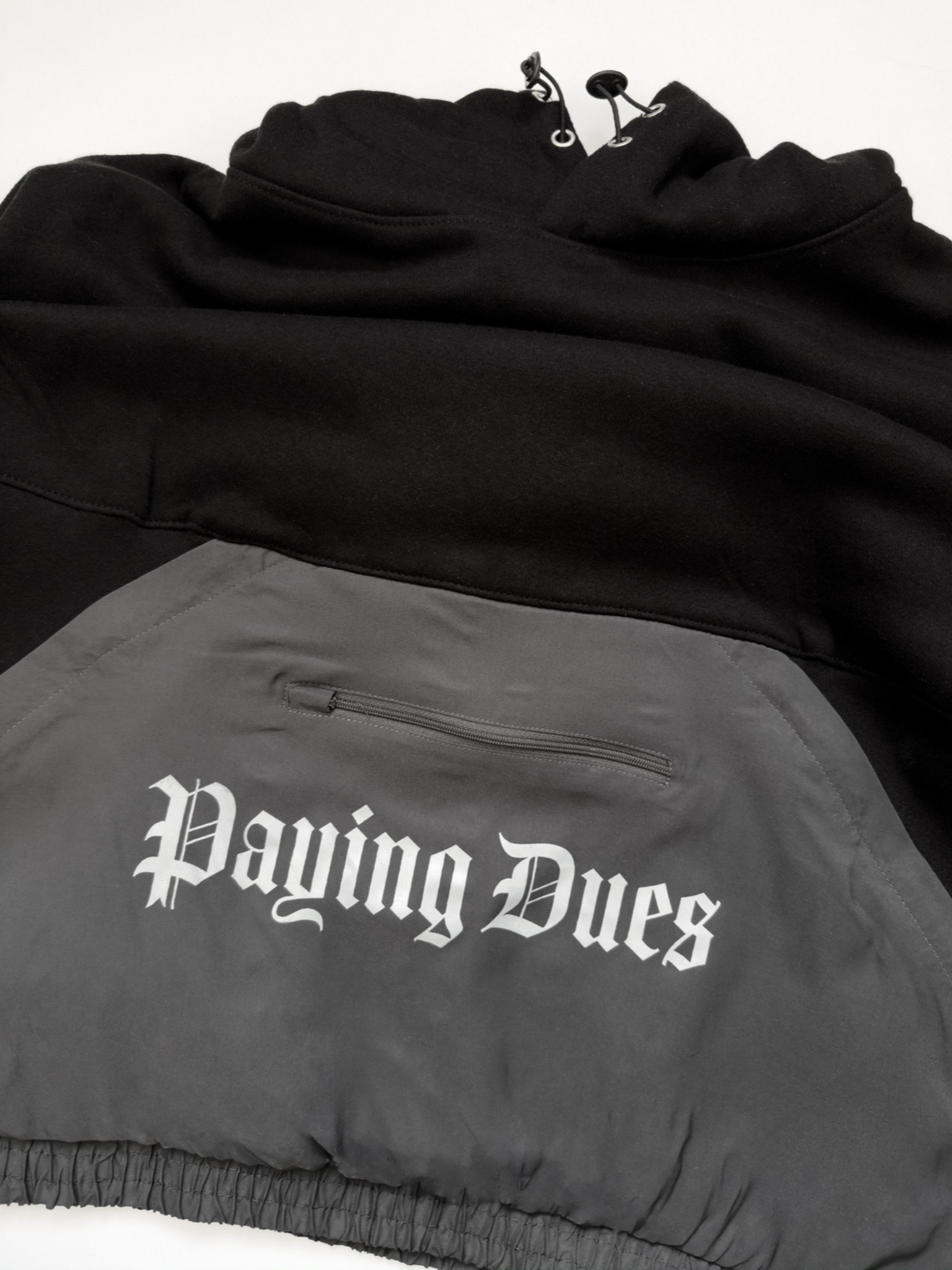 Overdue Founder Mixed Media Hoodie