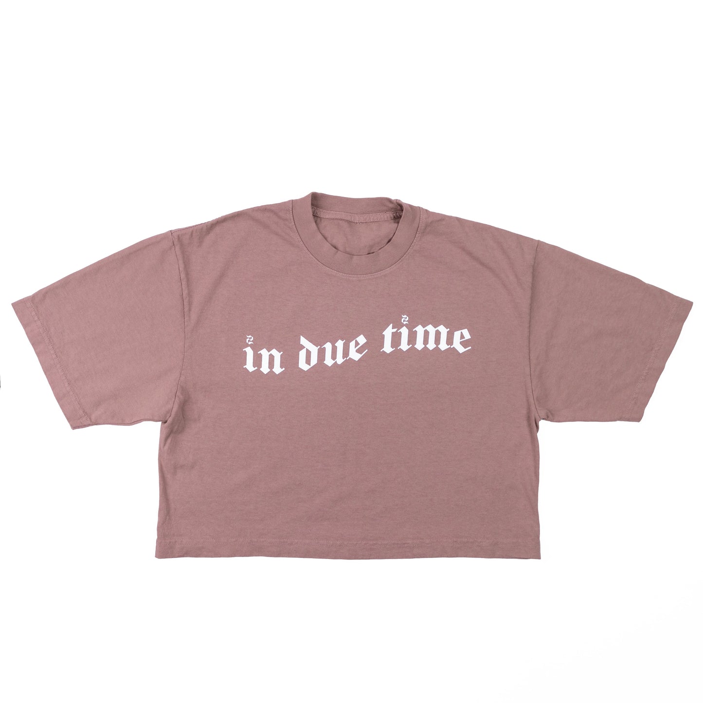 In Due Time Cropped Tee