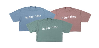 In Due Time Cropped Tee