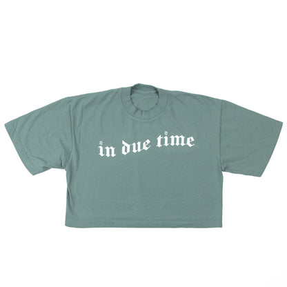 In Due Time Cropped Tee